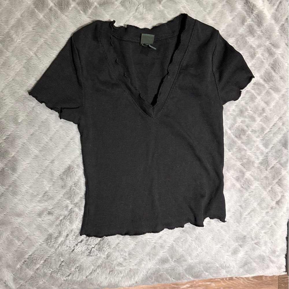 Black Women's Cropped Top